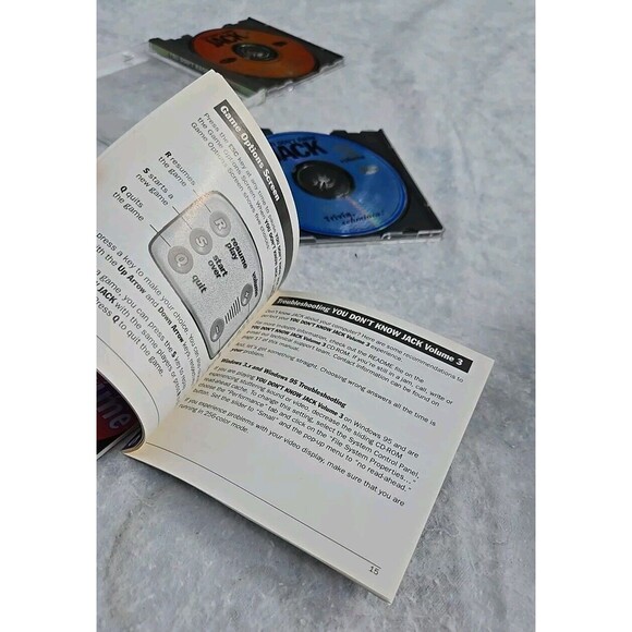 You Don't Know Jack Volumes 2 & 3 PC CD ROM Vintage Trivia Games Lot Of 2 Game - Picture 9 of 10